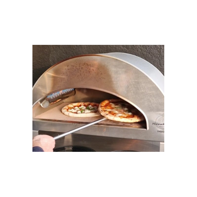 Emozione Gas-Pizzaofen aquamarine mit Gestell, inkl. Gratis-Zubehör