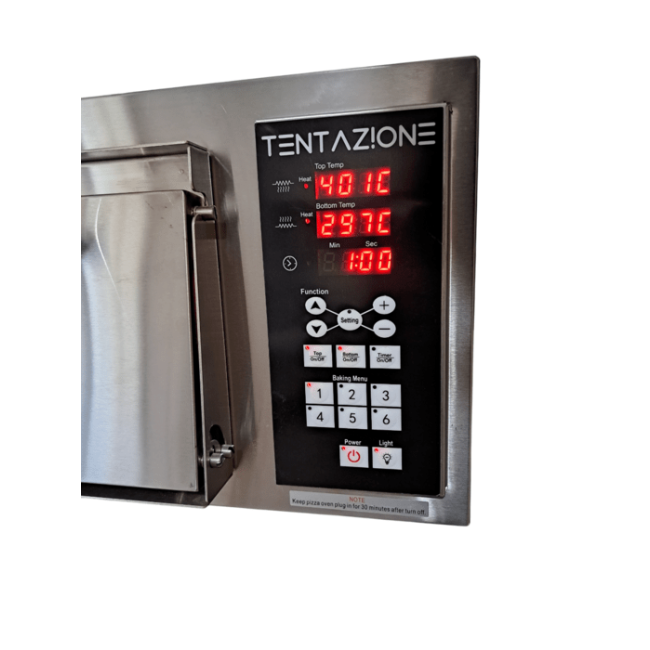 PizzaPaty Tentazione Elektro-Pizzaofen Display