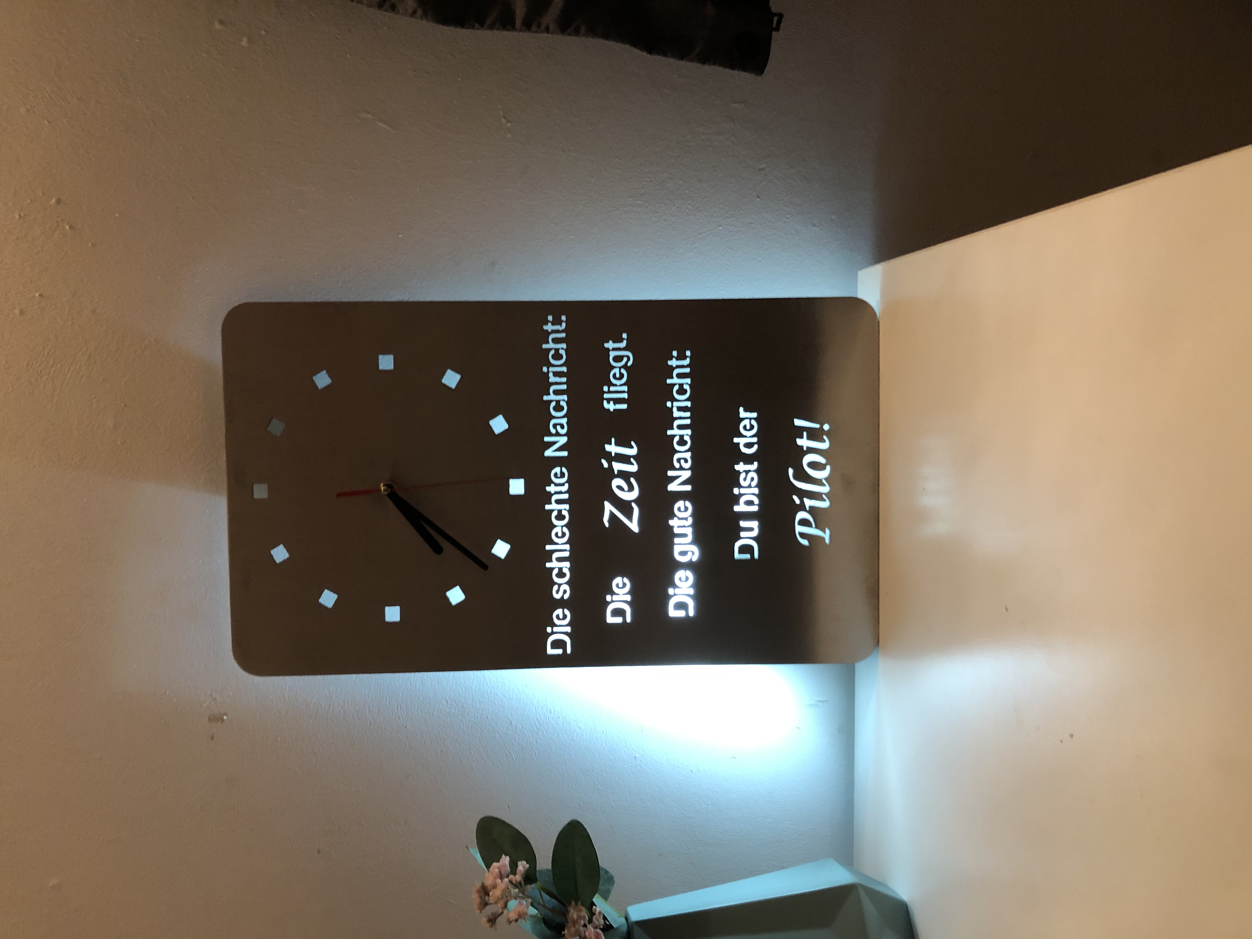 personalisierte Uhr Zeitpilot