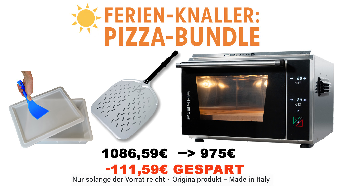 FERIEN-KNALLER: PIZZA- & BROT-BUNDLE mit EffeUno P134HA 509Pro