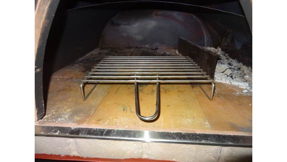 Edelstahl-Grillrost für Holzbacköfen