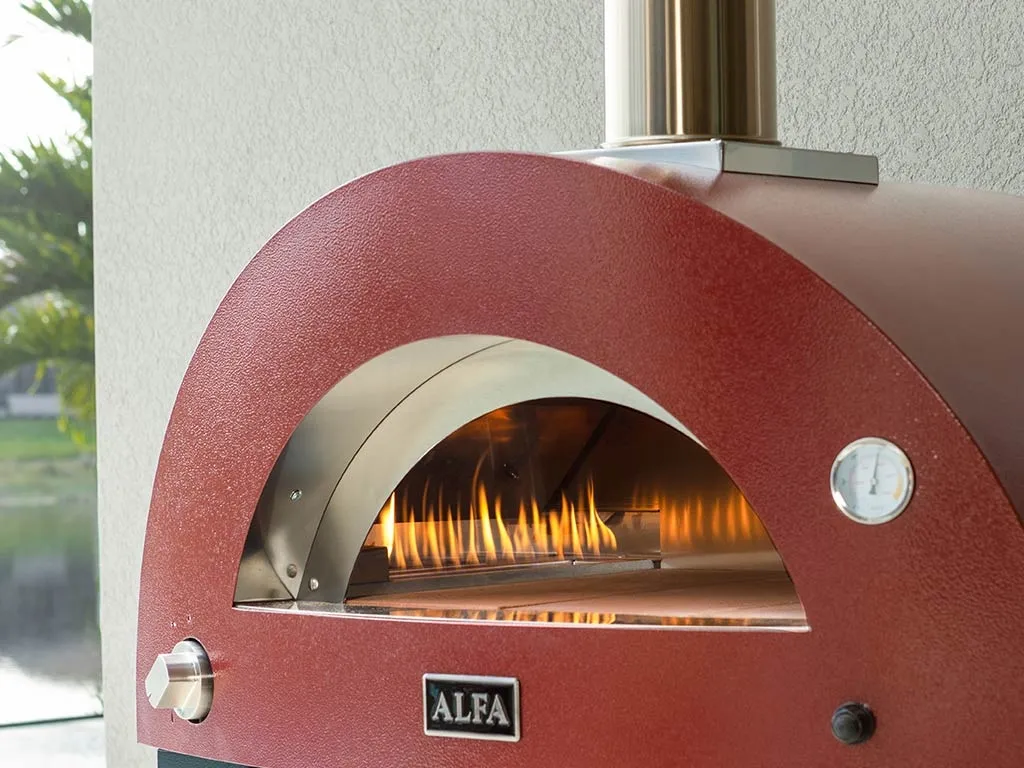 Alfa Moderno 3Pizze Flammbild Gas