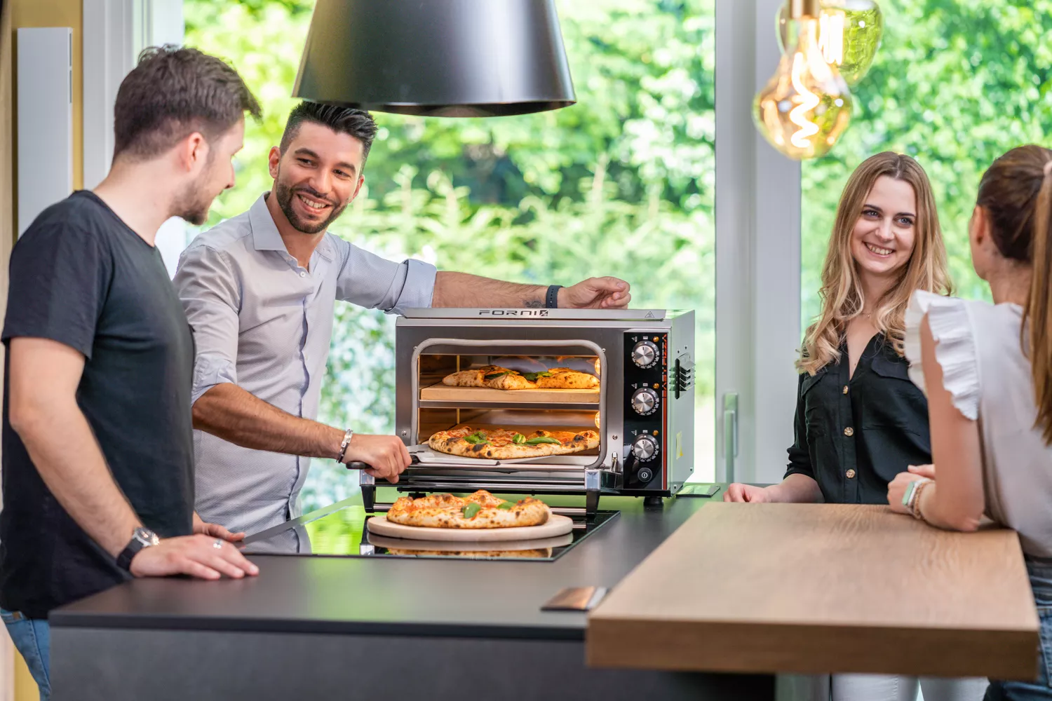 Doppelkammer Pizzaofen EffeUno P234H509 mit extra power