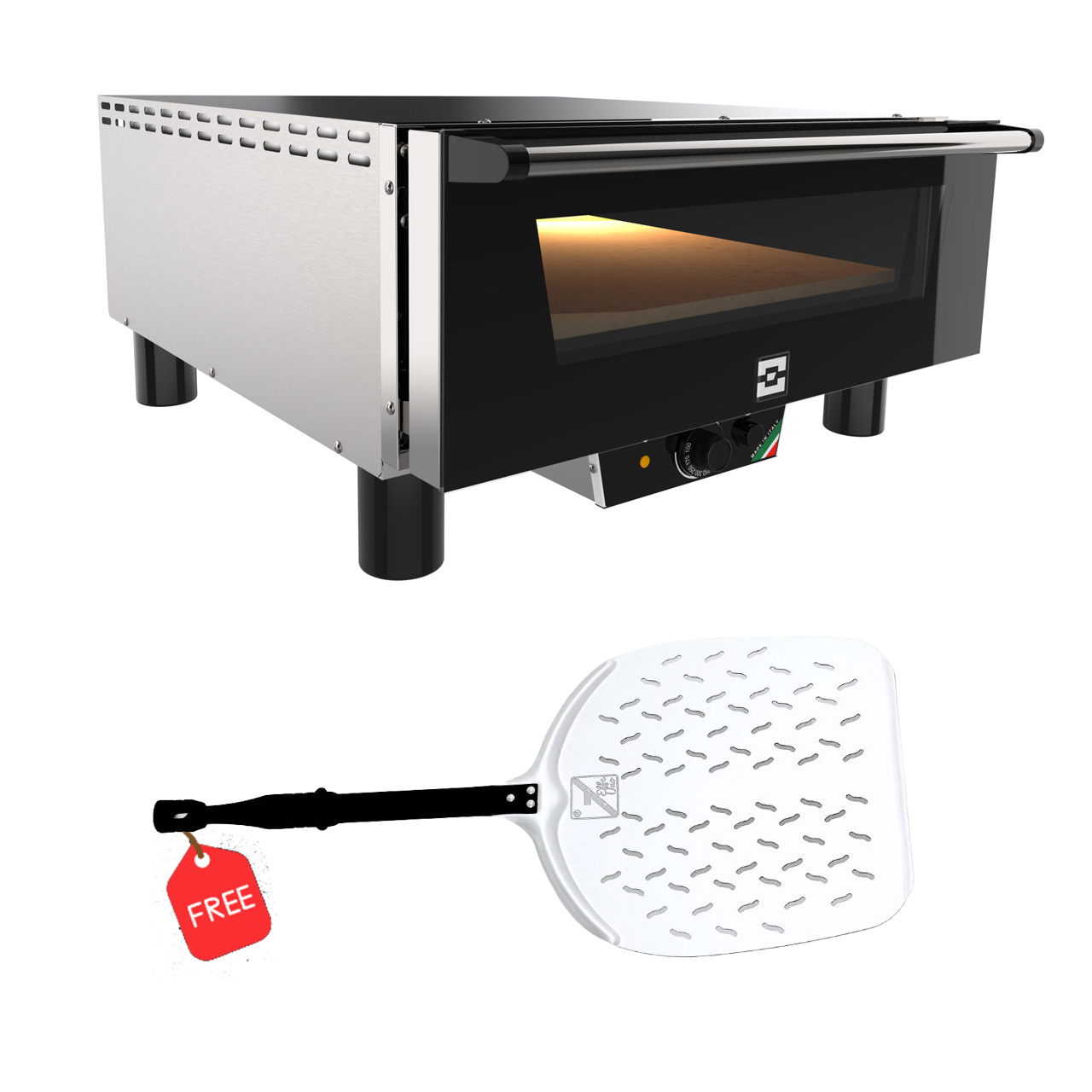 Pizzaofen N5 mit Biscotto 500°C, 230V