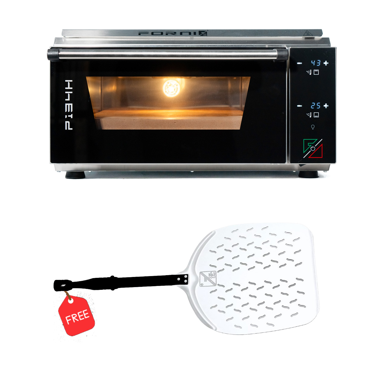 EffeUno P134H Pro – 509°C Profi-Pizzaofen für perfekte neapoletanische Pizza
