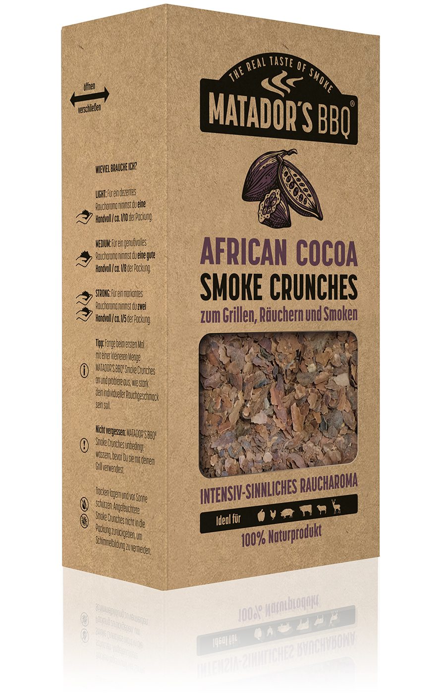 MATADOR’S BBQ Smoke Crunches African Cocoa - Räucherchips 4