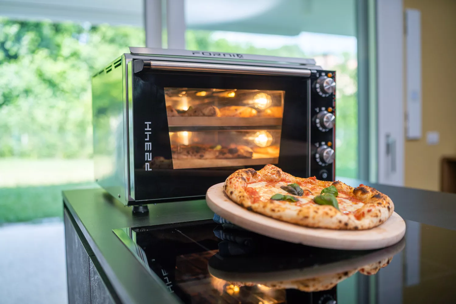 Doppelkammer Pizzaofen EffeUno P234H509 mit extra power und Biscotto