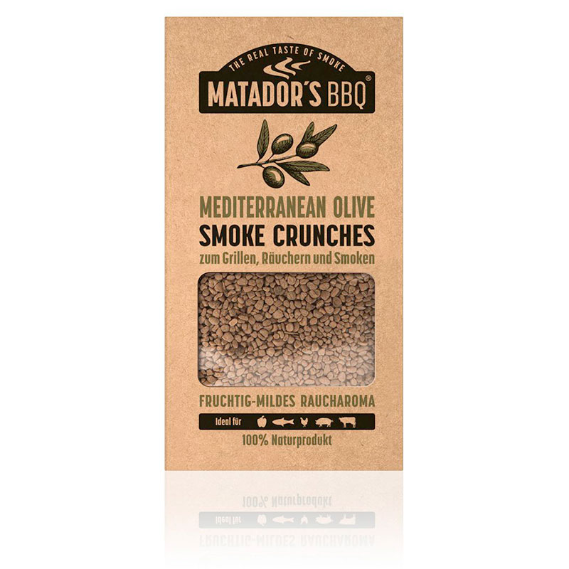 MATADOR’S BBQ Smoke Crunches Mediterranean Olive - Räucherchips 3