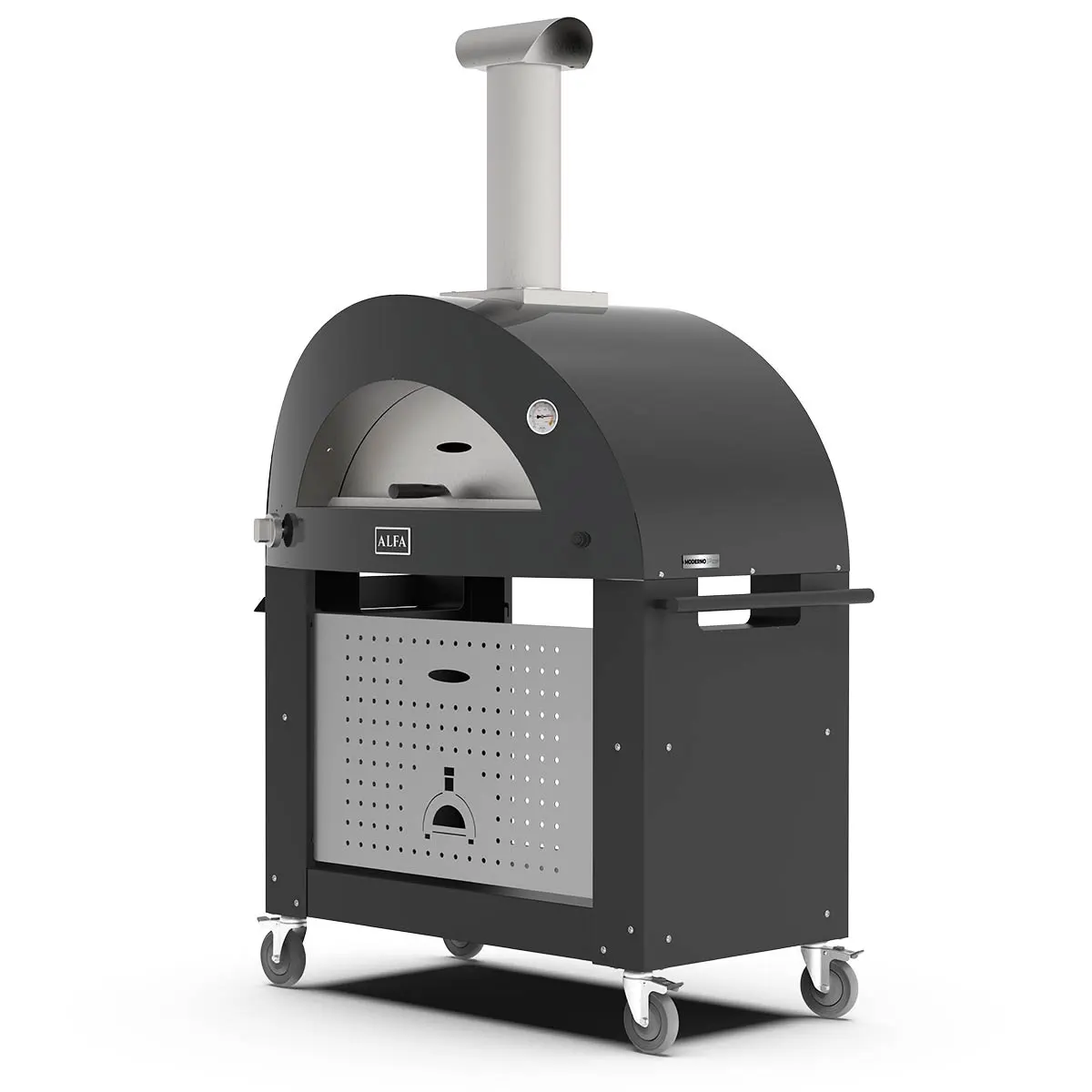 Alfa Moderno 3Pizze Holz- und Gas- Pizzaofen