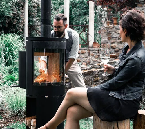 Outdoorkaminofen Zoe