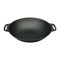 gusseiserne WOK-Pfanne gusseiserne WOK-Pfanne